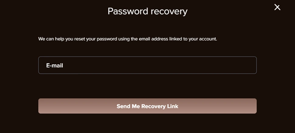forgot password